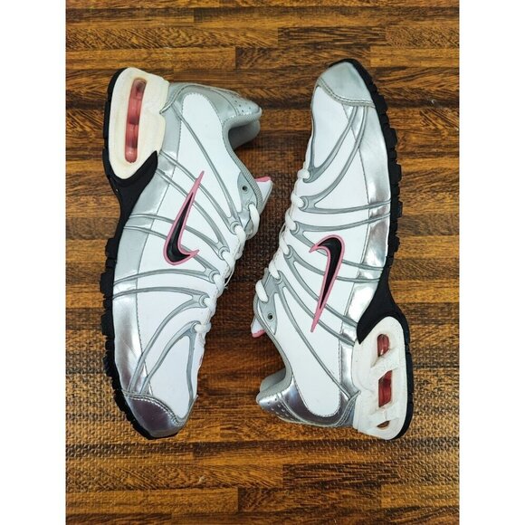 Nike Women's Air Max Torch SL Stripe White Leather Running Shoes 9 US - Picture 6 of 9